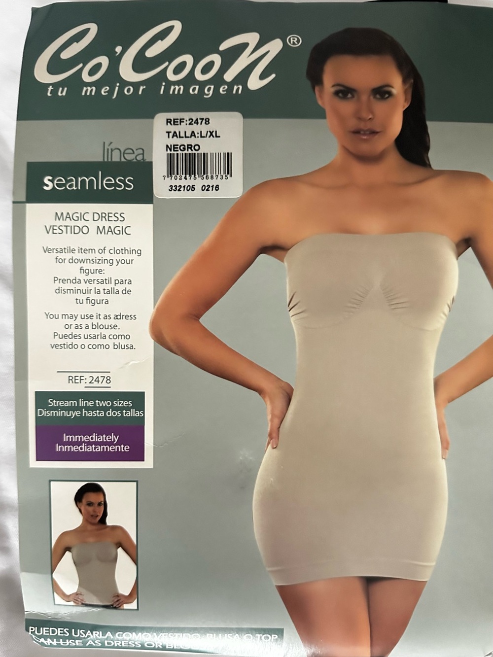 Co'Coon Seamless Magic Dress Shapewear - “BLACK”